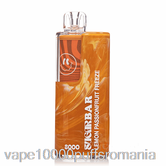 Vape Romania Baton De Zahăr Sb8000 0% Zero Nicotină De Unică Folosință Lămâie Pasiune Congelat
